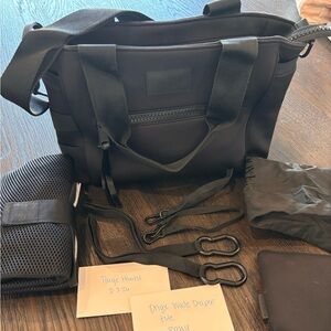 Dagne Dover Onyx Wade Diaper Bag - SMALL
